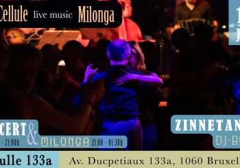 Zinnetango @Cellule – live music – Milonga 10/06 20h